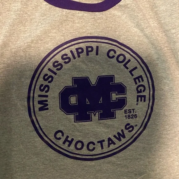 Mississippi College MC vintage ladies t shirts lot of 2. Medium and large. - Picture 6 of 6